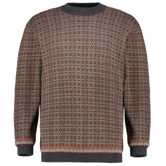 Rundhalspullover mit Kaschmir anthrazit_019 | 6XL
