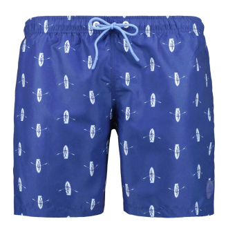 Badeshorts mit Allover-Print mittelblau_665 | 8