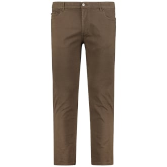 Baumwollhose „Milton“ mit Stretch braun_0500 | 40/30