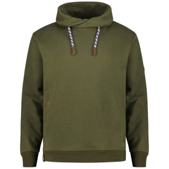 Sweatshirt mit Schalkragen khaki_393 | 3XL