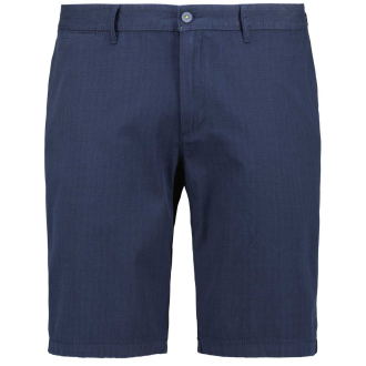 Karierte Shorts aus Baumwolle dunkelblau_0800 | 62
