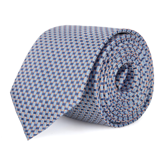 Krawatte blau/rot_82/4050 | One Size