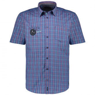 Kariertes Freizeithemd, Short Style blau/rot_100/4050 | XXL