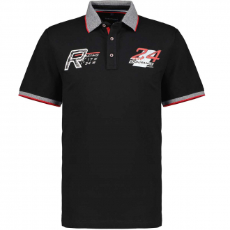 Poloshirt mit Elasthan schwarz/schwarz_800 | 3XL