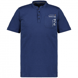 T-Shirt mit Baumwoll-Stretch blau_175 | 3XL
