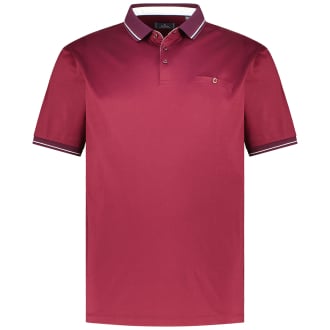 Poloshirt aus merzerisierter Baumwolle beere_480 | 3XL