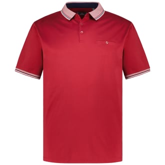 Poloshirt aus merzerisierter Baumwolle weinrot_685 | 4XL