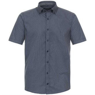 Freizeithemd aus Biobaumwolle blau/weiß_100/4020 | XXL