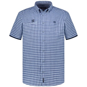 Kariertes Freizeithemd im Short Style blau_100 | XXL