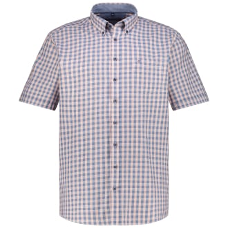 Kariertes Freizeithemd orange_450 | 5XL