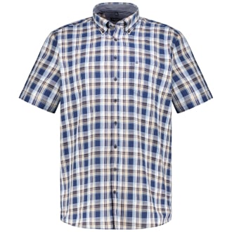 Kariertes Freizeithemd jeansblau_101 | 6XL