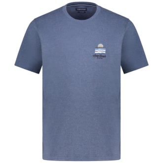 T-Shirt mit Stickerei blau_126 | 3XL