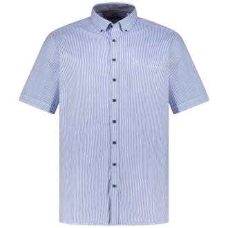 Freizeithemd aus Baumwolle blau_100 | XXL