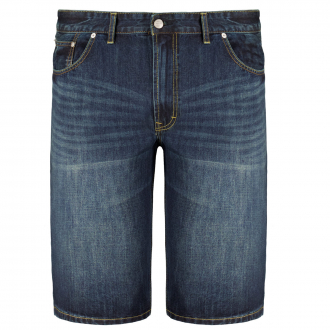 Jeansshort in 5-Pocket Form blau_0597 | W46