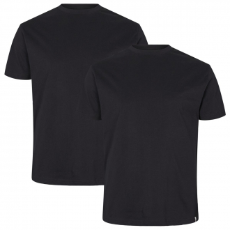 Doppelpack Basic T-Shirt schwarz_0099 | 5XL
