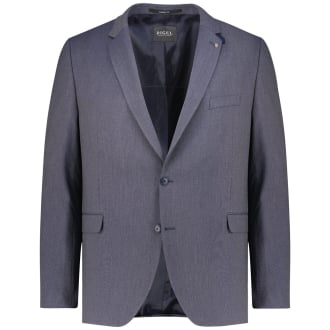 Stretch-Sakko mit feiner Musterung blau_22 | 60
