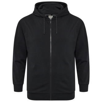 Kapuzenjacke aus Baumwolle schwarz_0099 | 3XL