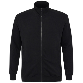 Sweatjacke aus Baumwolle schwarz_0099 | 3XL
