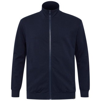 Sweatjacke aus Baumwolle dunkelblau_0580 | 3XL