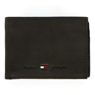 Kleine Geldbörse aus Leder, 10,5 cm x 8 cm schwarz_002 | One Size