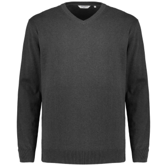 Pullover aus reiner Baumwolle grau_89 | 3XL