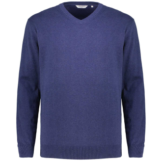 Pullover aus reiner Baumwolle dunkelblau_91 | 3XL