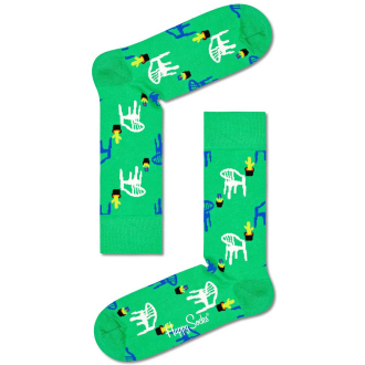 Socke "Balcony" grün_7300 | 41-46