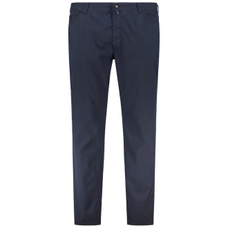 Baumwollhose "Lyon" mit Stretch, körpernah dunkelblau_6323 | 58