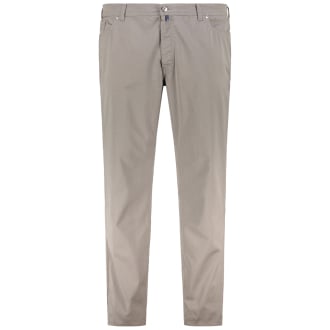 Baumwollhose "Lyon" mit Stretch, körpernah hellbraun_9102 | 58