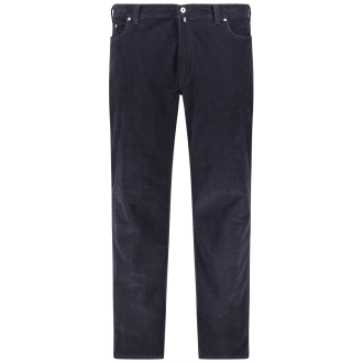 Cordhose "Lyon" mit Stretch, gerade dunkelblau_6000 | 58
