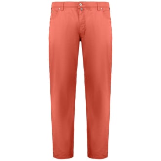 Baumwollhose „Lyon“ mit Stretch, gerade rost_4220 | 68
