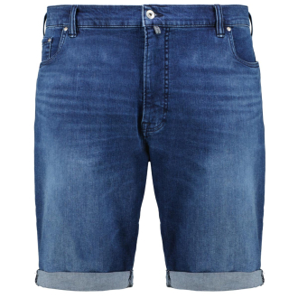 5-Pocket Jeansshorts mit Stretch dunkelblau_6817/400 | 29