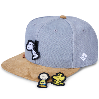 Snapback Cap "Peanuts Transformer" dunkelgrau_DUNKELGRAU | One Size