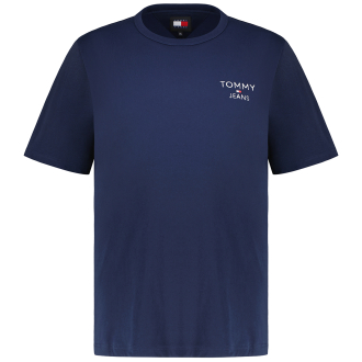 T-Shirt mit Logo-Stickerei dunkelblau_C1G | 3XL