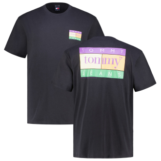 T-Shirt mit Print auf Vorder- und Rückseite schwarz_BDS | 3XL