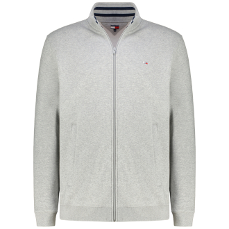 Sweatjacke aus Baumwollmischung hellgrau_P6N | 5XL