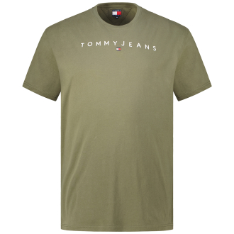 T-Shirt mit Label-Stickerei oliv_M12 | 3XL
