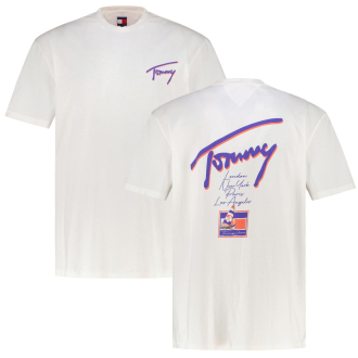 T-Shirt mit Print auf Vorder- und Rückseite weiß_YBH | 3XL