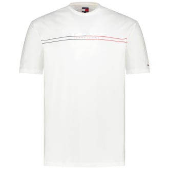 T-Shirt mit Label-Print natur_YBL | 4XL