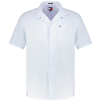 Freizeithemd mit Leinen hellblau_C3Q | 3XL