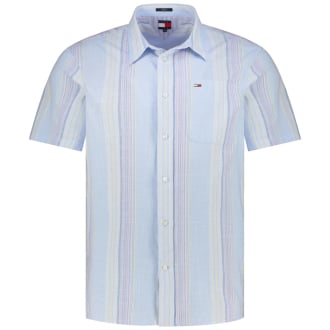 Freizeithemd aus Baumwolle hellblau_C3Q | 3XL