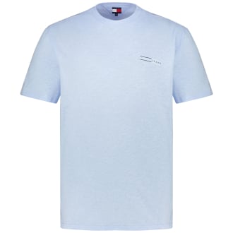 T-Shirt mit Label-Print hellblau_C3Q | 3XL