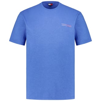 T-Shirt mit Label-Print royalblau_C6E | 3XL
