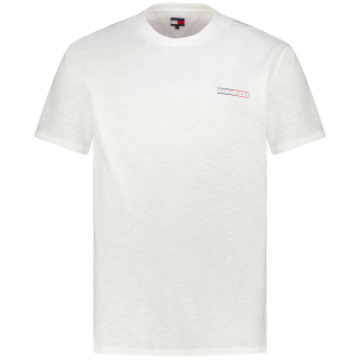 T-Shirt mit Label-Print natur_YBL | 4XL