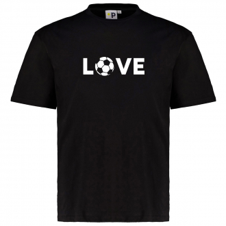 Motto T-Shirt "Love" schwarz_700 | 3XL