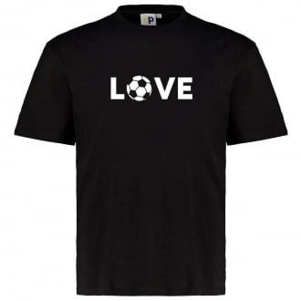 Motto T-Shirt "Love" schwarz_700 | 3XL