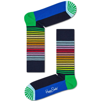 Socke "HalfStripe" dunkelblau_6501 | 41-46