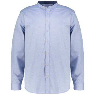 Trachtenhemd mit Kontrastdetails hellblau_HELLBLAU | 4XL