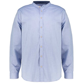 Trachtenhemd mit Kontrastdetails hellblau_HELLBLAU | 4XL