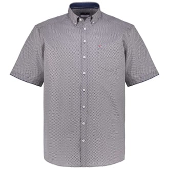 Freizeithemd mit Allover-Print dunkelblau_273/91 | 3XL